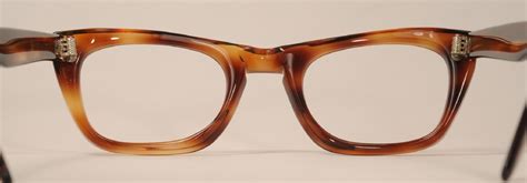 Optometrist Attic Ao Men S Tortoise Plastic Vintage Eyeglasses