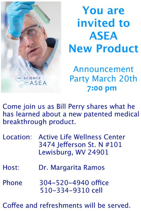 20180316 2 Asea New Products Active Life Wellness Center Dr Margarita Ramos Dc