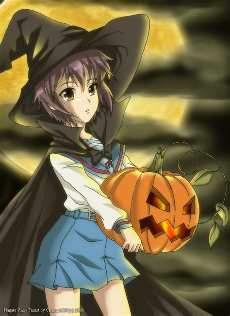 Yuki Nagato Halloween Witch By Carmenmcs On Deviantart