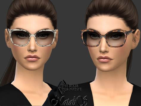 Oval Acetat Frame Sunglasses By Natalis At Tsr Sims 4 Updates