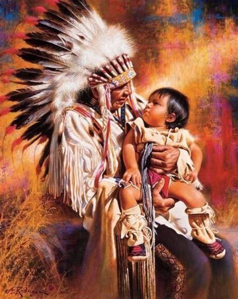 Artist Alfredo Rodriguez Native American Children Native American