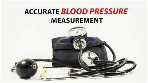 Accurate Blood Pressure Measurement Youtube