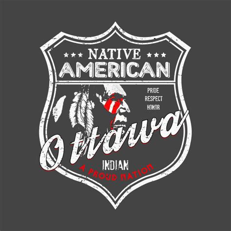 Ottawa Tribe Native American Indian Strong Pride Badge Ottawa Mug