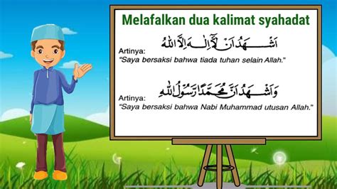 Dua Kalimat Syahadat Materi Pendidikan Agama Islam Kelas 1 Sd Youtube