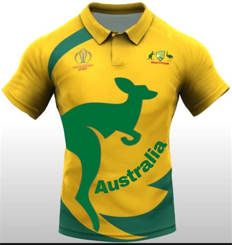 Cricket World Cup 2019 Jersey I Made For Australia Raustralia