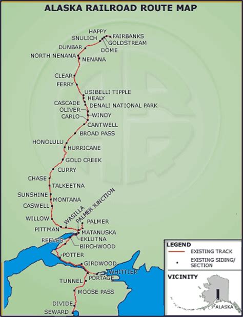 Filme Streit hässlich alaska railroad route map der Wohlstand National