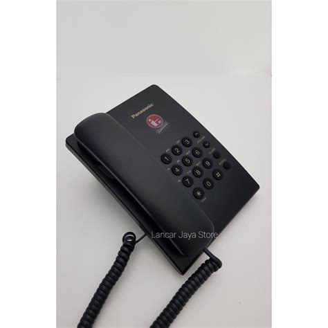 Jual Promo Telepon Cable Panasonic Kx Ts505 Hitam Telpon Meja