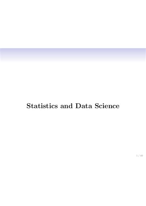 (PDF) Statistics and Data Science | Srijit Das - Academia.edu