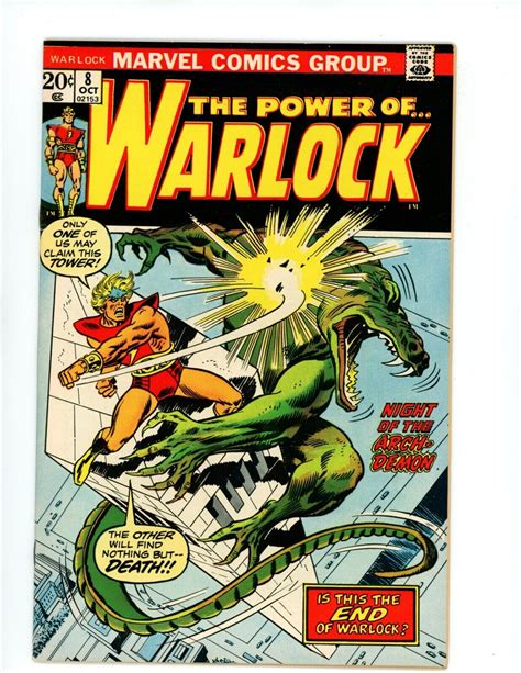 The Power Of Warlock 8 John Buscema Cover Art 9092 1973