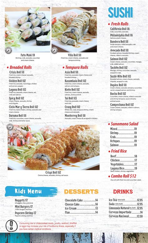 If you are looking for a quick yet. Menu | McAllen Seafood — La Laguna Mariscos and Sushi