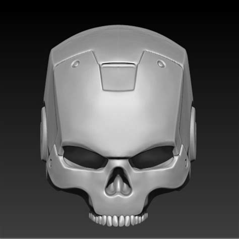 Download 3d Printer Templates Iron Man Skull ・ Cults