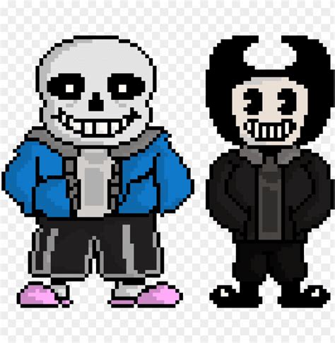 Minecraft Ink Sans Pixel Art