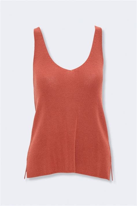 Shop Vented Sweater Knit Tank Top For Women From Latest Collection At