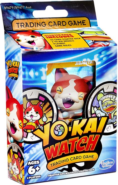 Yo Kai Watch Trading Card Game Jibanyan Walkappa Starter Deck Hasbro
