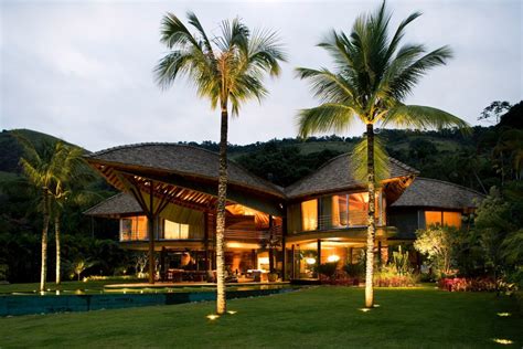 Beautiful Tropical House Design Rio De Janiero Brazil Most Beautiful