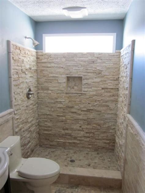 52 Natural Stone Bathroom Tile Design Have Fun Decor Small Bathroom