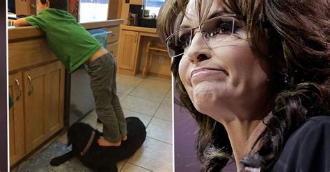 Sarah Palin Tells Critics Of Photo Of Son Standing On Dog Chill At