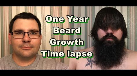 One Year Beard Growth Time Lapse YouTube