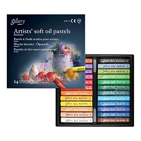 Mungyo Gallery Artist Soft Oil Pastels Assorted Colors Set Of 24
