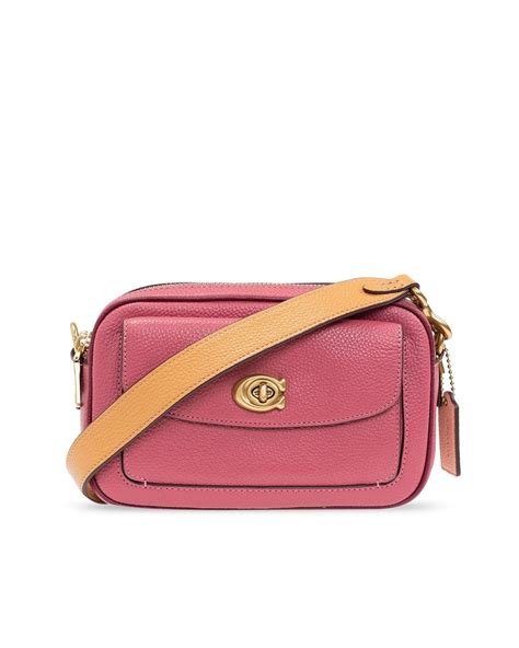 Coach Willow Camera Shoulder Bag In Pink Lyst