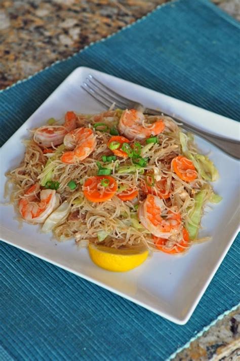 Filipino Fried Rice Noodles Pancit Bihon Easy Delicious Recipes