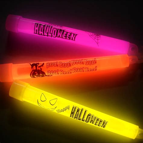 10 Assorted Halloween 6 Glow Sticks
