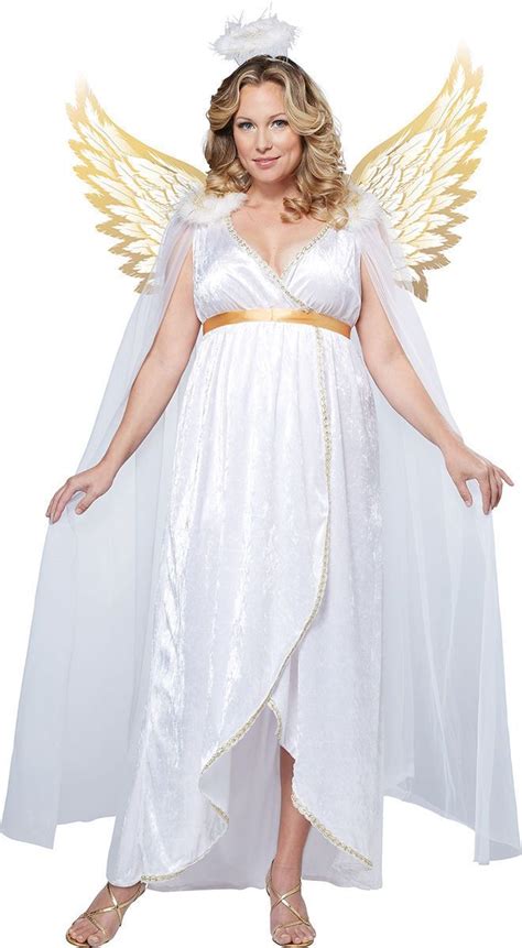 Heaven Sent Guardian Angel Christmas Halloween Costume Women Plus Size 01730 Plus Size