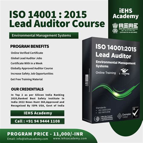 Iso 14001 Lead Auditor Course Irca Approved