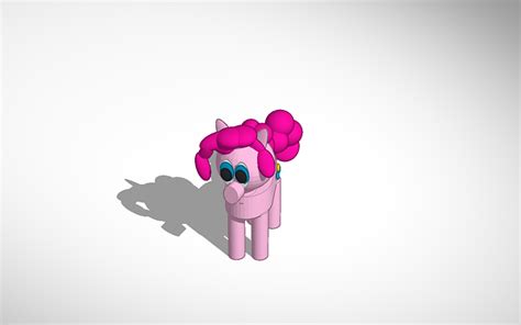 3d Design Pinkiepie Pony Tinkercad