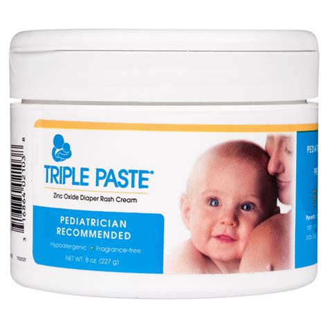 Triple Paste Zinc Oxide Diaper Rash Cream Fragrance Free Ph