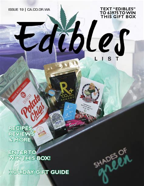 Let the boxes dry 24 hours before adding finishing touches. Edibles Magazine December 2015 Issue 19 by edibleslist - Issuu