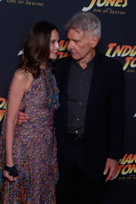 Photo Harrison Ford Et Sa Femme Calista Flockhart Photocall De La