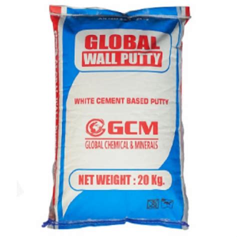 20 Kg Global Cement Based Wall Putty At Rs 307bag Cement Wall Putty