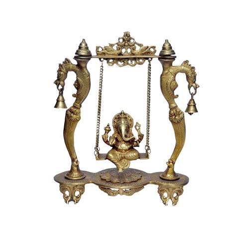 Buy 14 Rare Antique Ganesha Ganesh Brass Hammock Indian Swing