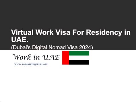 Virtual Work Visa For Residency In Uae Dubais Digital Nomad Visa 2024