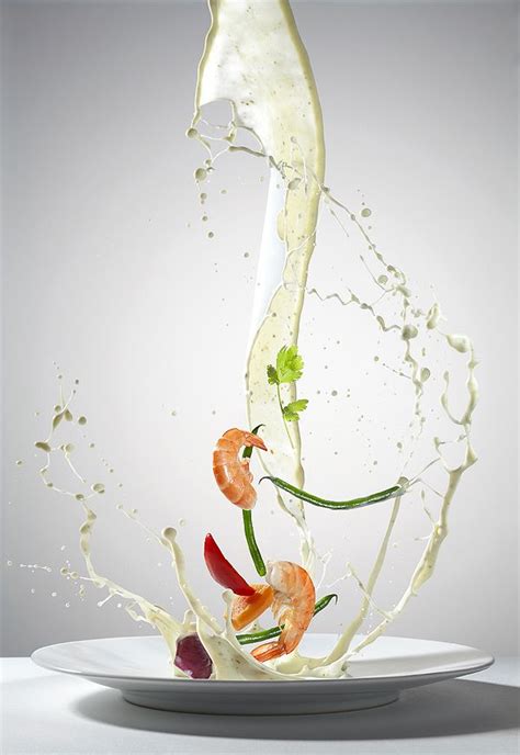 Flying Food By Piotr Gregorczyk Via Behance Photographing Food Food