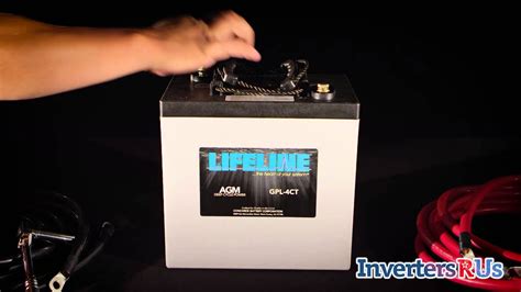 Lifeline Gpl 4ct 6 Volt Agm Deep Cycle Battery Youtube