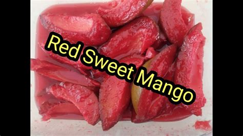 Red Sweet Mango Trinidad And Tobago Style Youtube