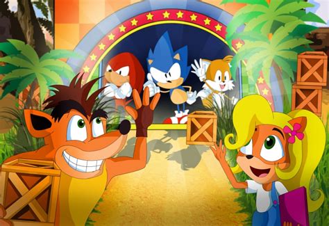 Wallpaper Id Sonic The Hedgehog Coco Bandicoot Sonic Mania Crash Bandicoot
