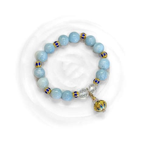 Aquamarine Charm Bracelet Celebration Of Fine Art