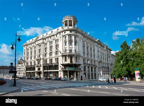 The Bristol Hotel Warsaw Poland Stock Photo Alamy