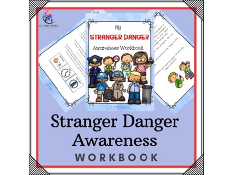My Stranger Danger Awareness Workbook Personal Safety Lesson