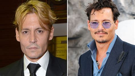 Johnny Depp Debuts Bleached Hair