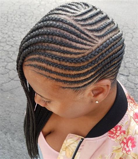 dynamic side swept cornrows lemonade braids hairstyles braids for black hair african braids