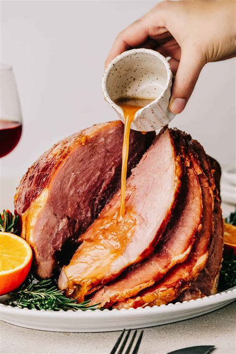 Slow Cooker Ham With Brown Sugar Glaze Easy Weeknight Recipes