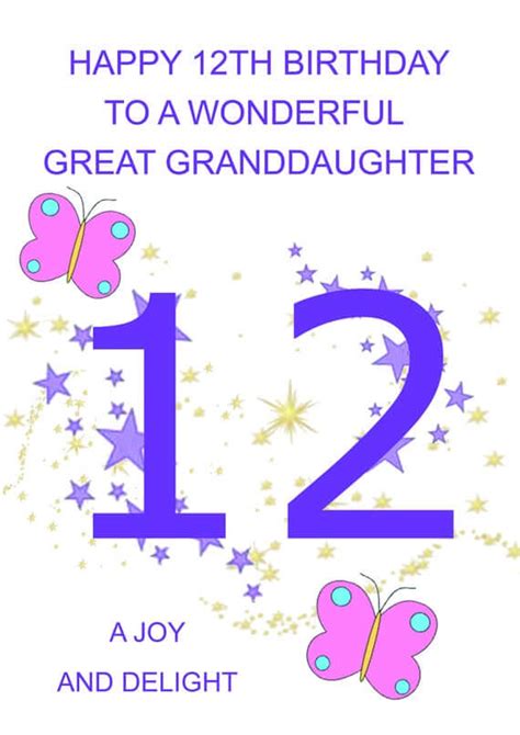 33 Happy 12th Birthday Granddaughter Wishes
