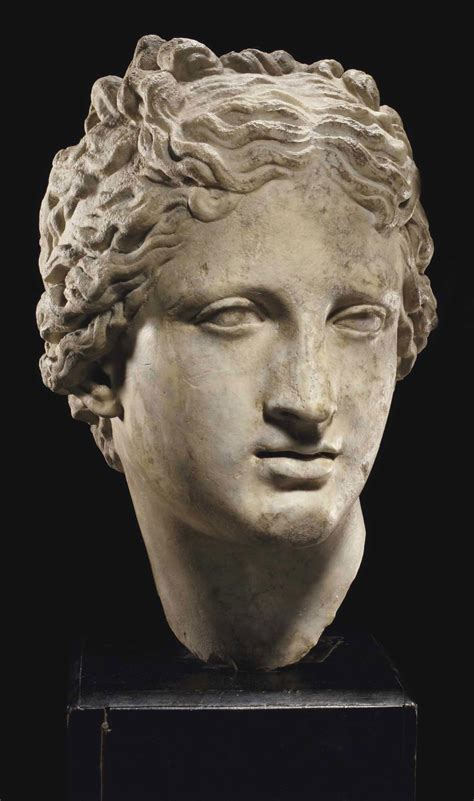 A Roman Marble Head Of Venus Circa 1st 2nd Century Ad Christies