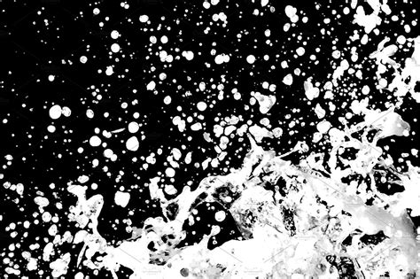 Black And White Splash Background Texture ~ Abstract Photos ~ Creative