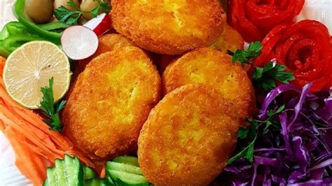 Also, they are best to serve in parties and birthdays. کوکو سیب زمینی | Recipe in 2020 | Potato patties, Iranian food, Food