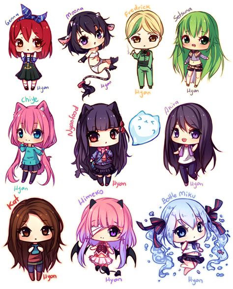 Tiny Chibis Pagedoll Free To Use By Hyanna Natsu On
